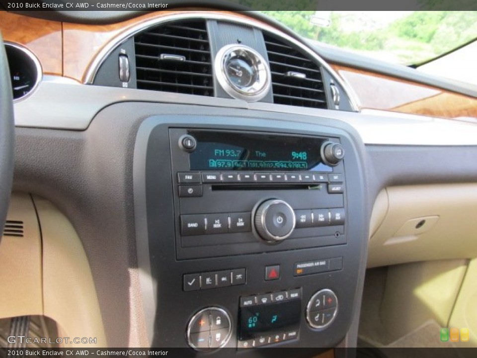 Cashmere/Cocoa Interior Controls for the 2010 Buick Enclave CX AWD #51809156