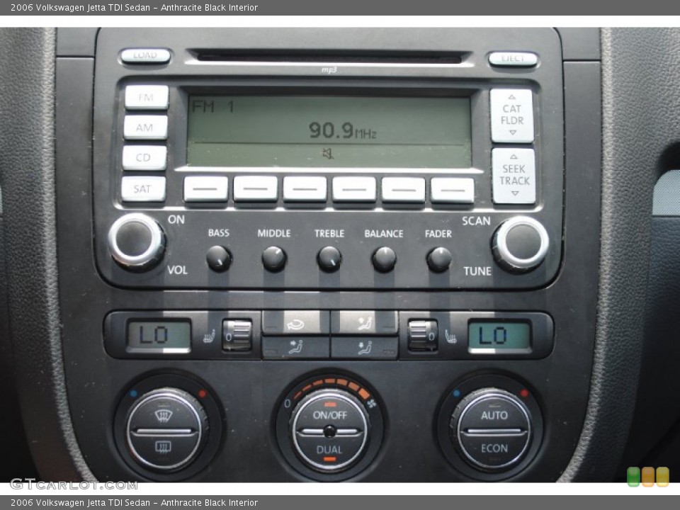 Anthracite Black Interior Controls for the 2006 Volkswagen Jetta TDI Sedan #51810470