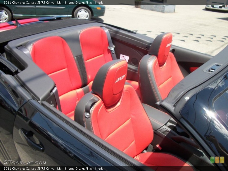 Inferno Orange/Black Interior Photo for the 2011 Chevrolet Camaro SS/RS Convertible #51811394