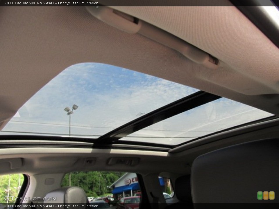 Ebony/Titanium Interior Sunroof for the 2011 Cadillac SRX 4 V6 AWD #51812522