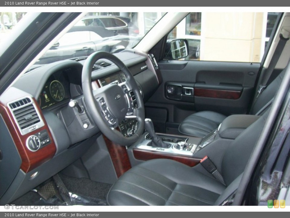 Jet Black Interior Photo for the 2010 Land Rover Range Rover HSE #51815195