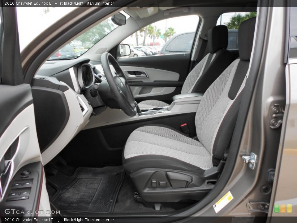 Jet Black/Light Titanium Interior Photo for the 2010 Chevrolet Equinox LT #51816479