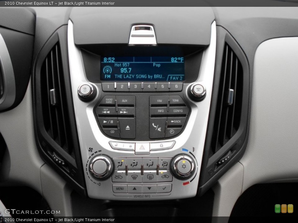 Jet Black/Light Titanium Interior Controls for the 2010 Chevrolet Equinox LT #51816605