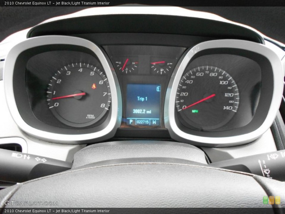 Jet Black/Light Titanium Interior Gauges for the 2010 Chevrolet Equinox LT #51816641