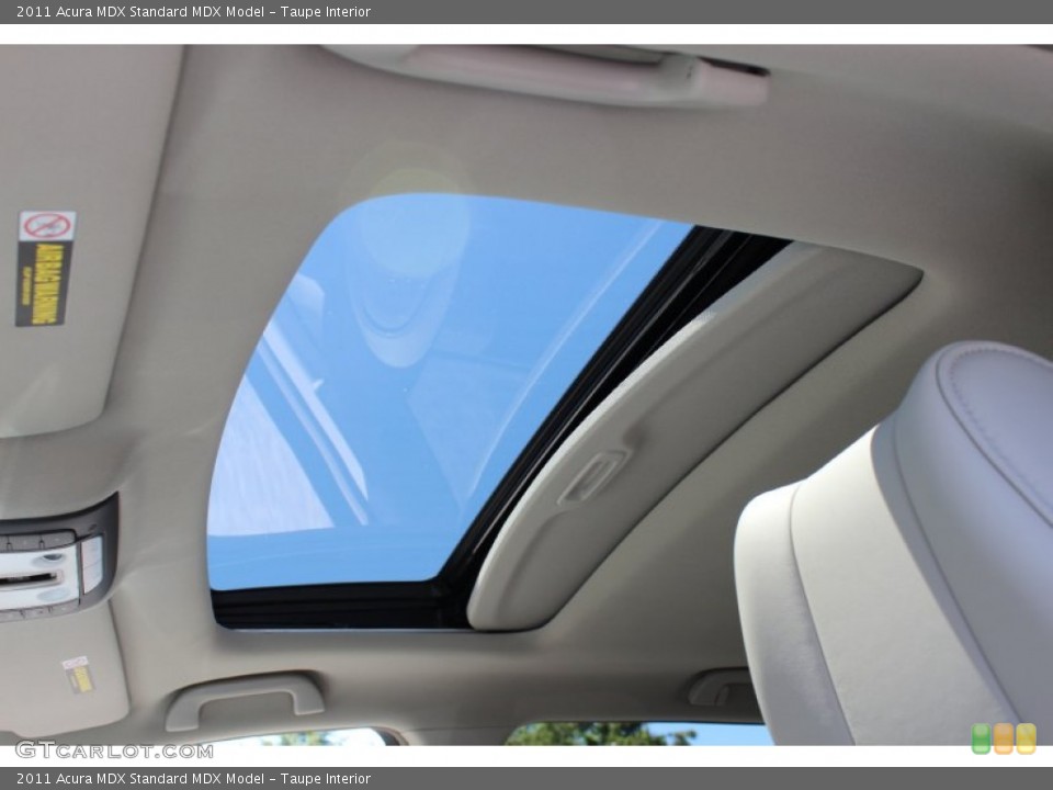 Taupe Interior Sunroof for the 2011 Acura MDX  #51816767