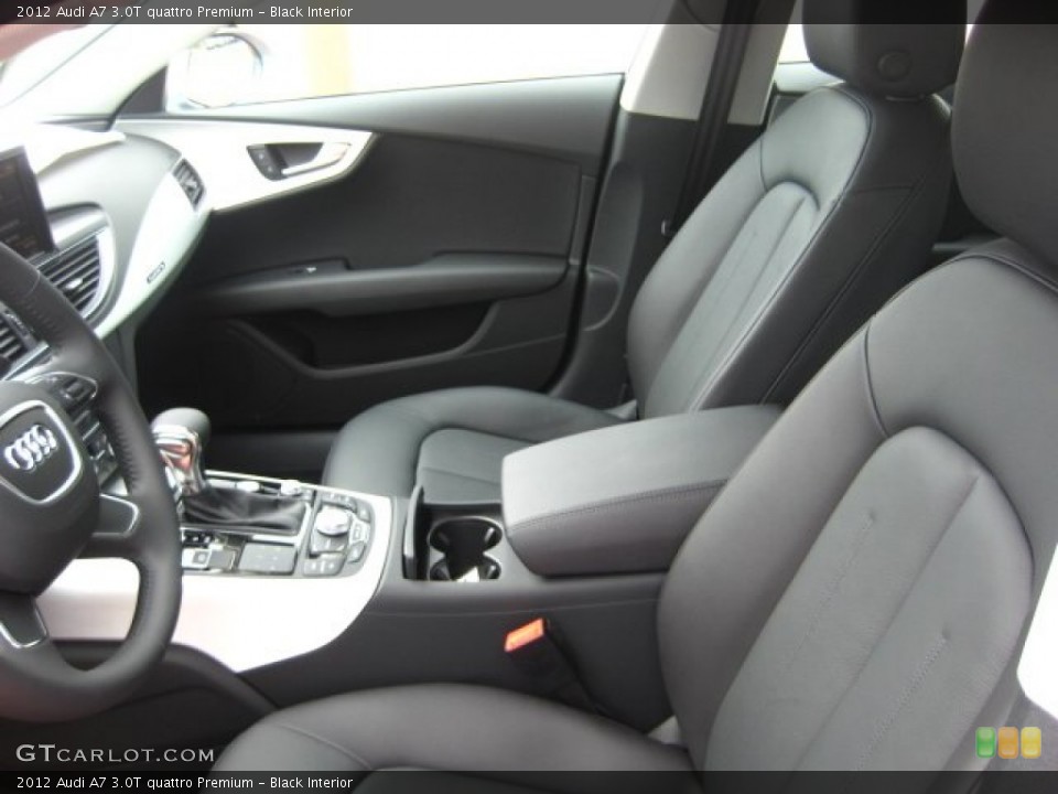 Black Interior Photo for the 2012 Audi A7 3.0T quattro Premium #51817805