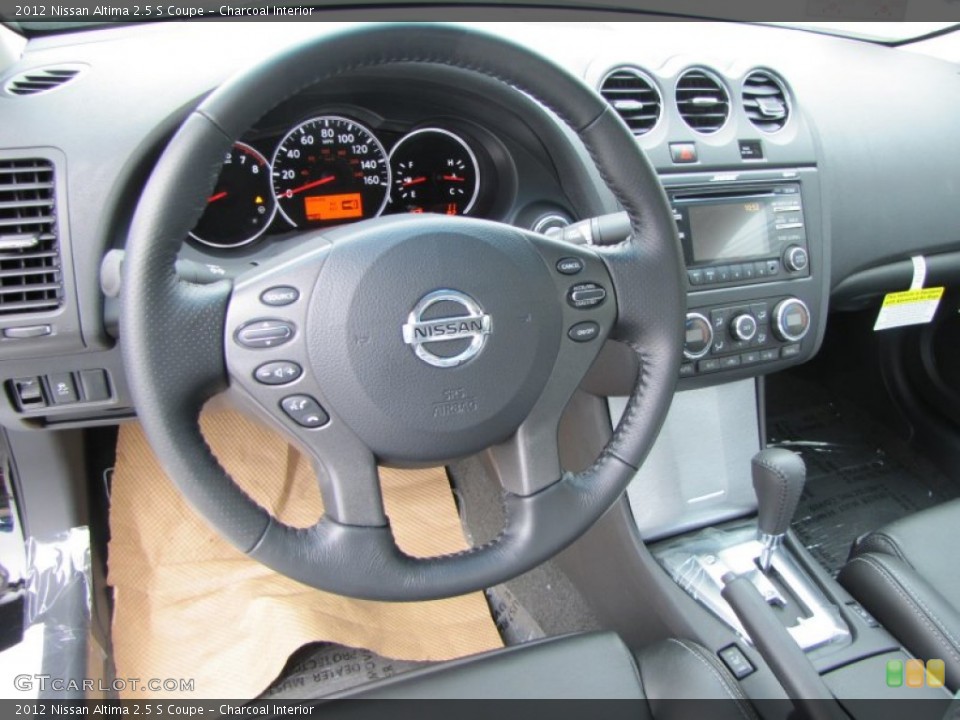 Charcoal Interior Dashboard for the 2012 Nissan Altima 2.5 S Coupe #51818063