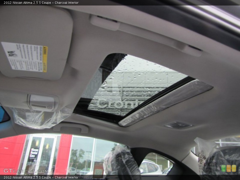 Charcoal Interior Sunroof for the 2012 Nissan Altima 2.5 S Coupe #51818081