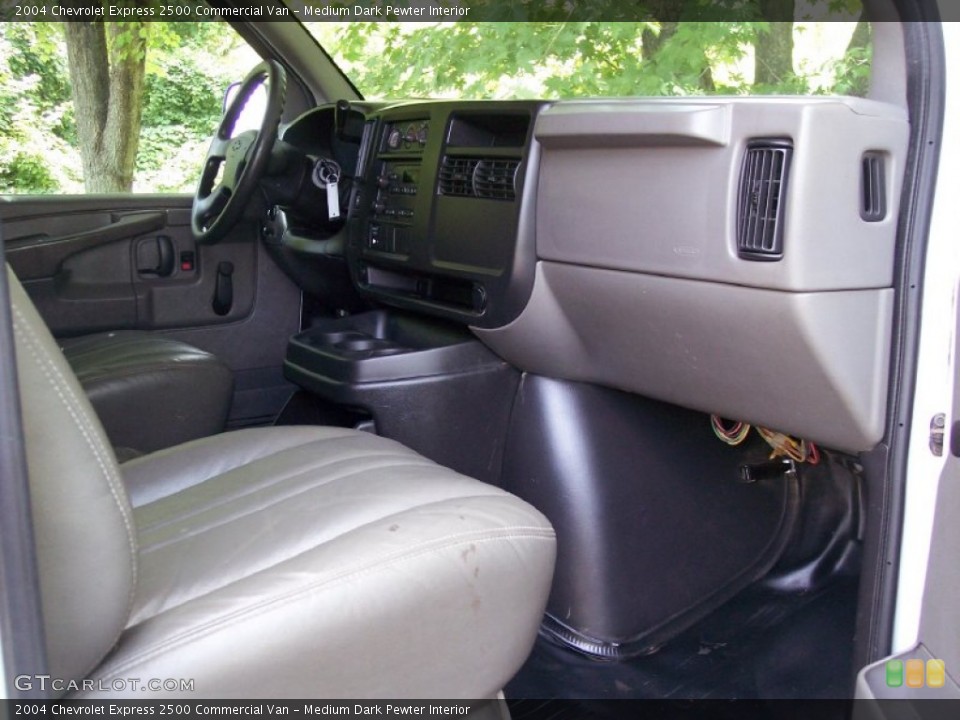 Medium Dark Pewter Interior Dashboard for the 2004 Chevrolet Express 2500 Commercial Van #51821483