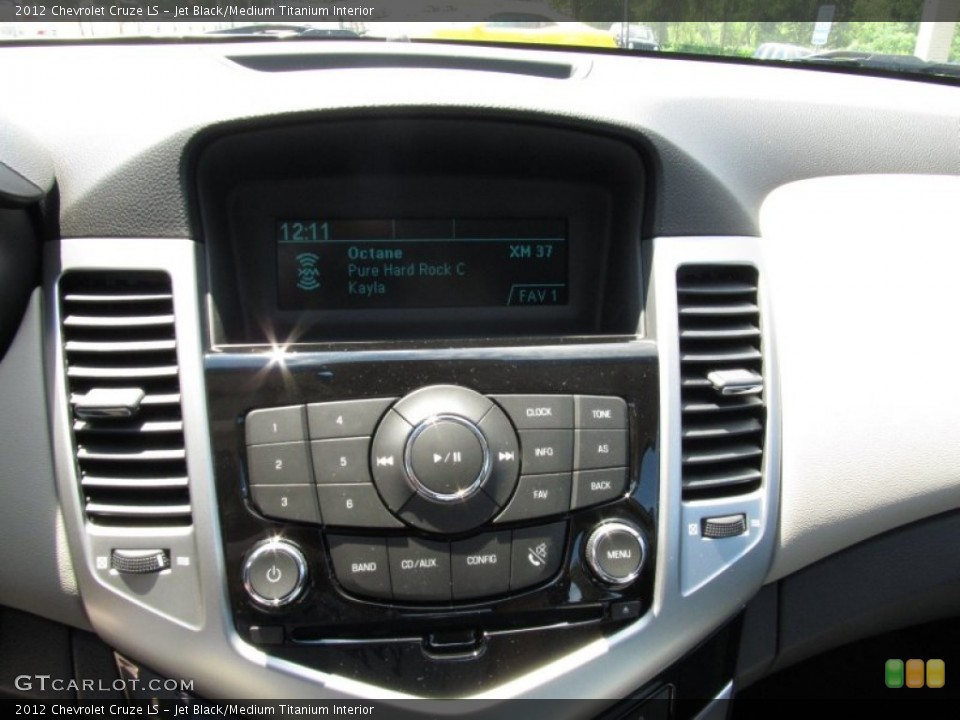 Jet Black/Medium Titanium Interior Controls for the 2012 Chevrolet Cruze LS #51822608