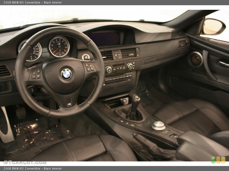Black Interior Dashboard for the 2008 BMW M3 Convertible #51825271