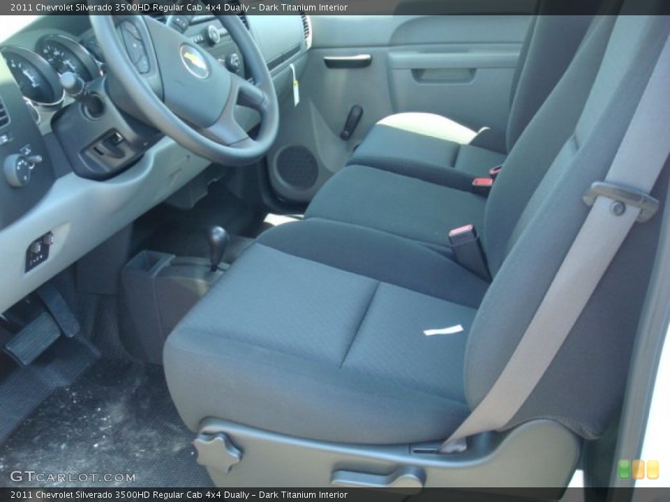Dark Titanium Interior Photo for the 2011 Chevrolet Silverado 3500HD Regular Cab 4x4 Dually #51825567