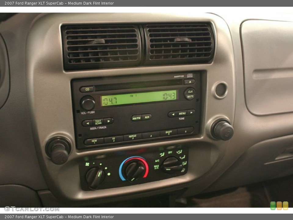 Medium Dark Flint Interior Controls for the 2007 Ford Ranger XLT SuperCab #51825982