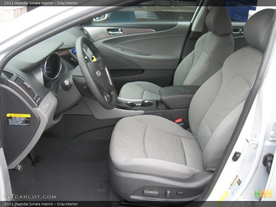 Gray Interior Photo for the 2011 Hyundai Sonata Hybrid #51826054