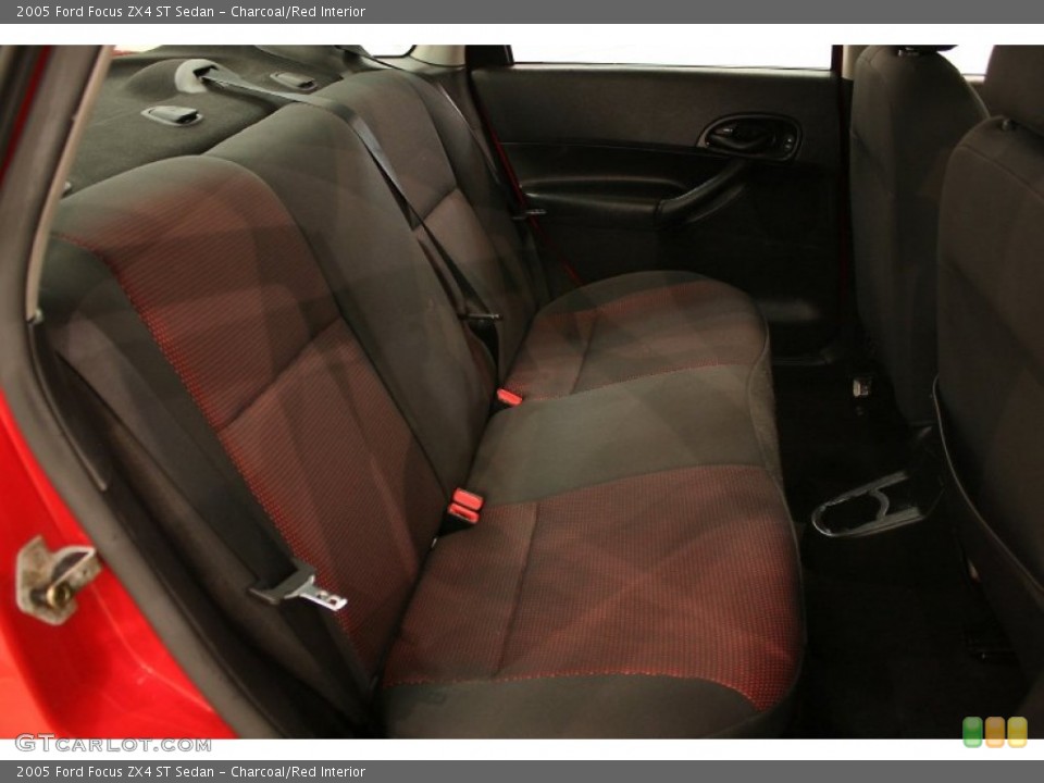 Charcoal/Red Interior Photo for the 2005 Ford Focus ZX4 ST Sedan #51826297