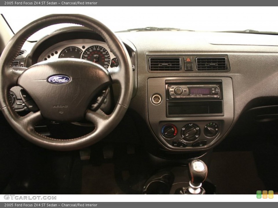 Charcoal/Red Interior Dashboard for the 2005 Ford Focus ZX4 ST Sedan #51826330