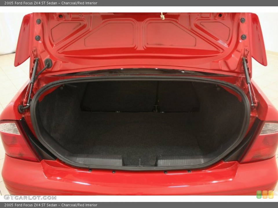 Charcoal/Red Interior Trunk for the 2005 Ford Focus ZX4 ST Sedan #51826360