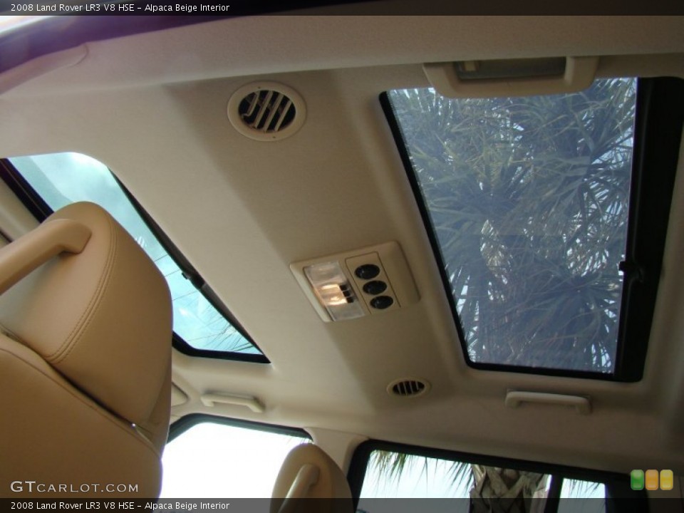 Alpaca Beige Interior Sunroof for the 2008 Land Rover LR3 V8 HSE #51827542