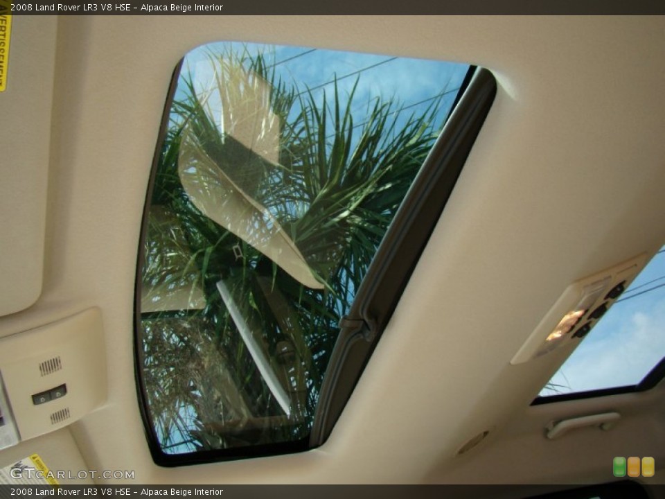 Alpaca Beige Interior Sunroof for the 2008 Land Rover LR3 V8 HSE #51827557