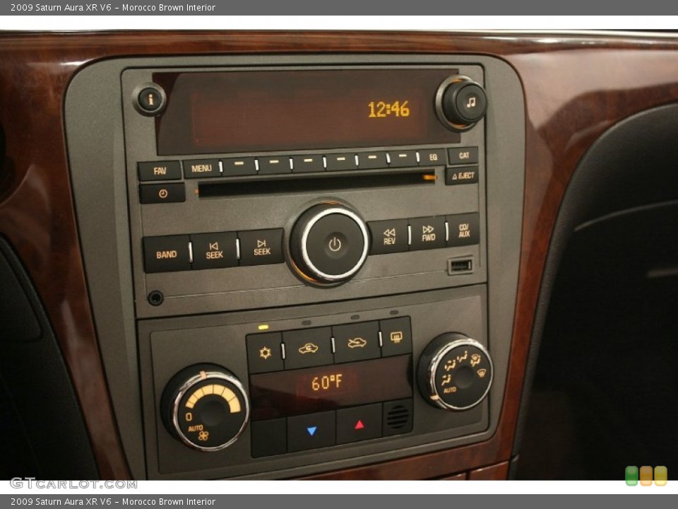 Morocco Brown Interior Controls for the 2009 Saturn Aura XR V6 #51827845