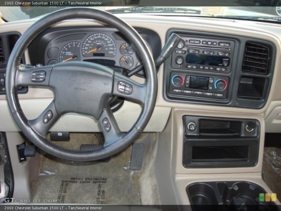 Tan/Neutral Interior Dashboard for the 2003 Chevrolet Suburban 1500 LT #51829441