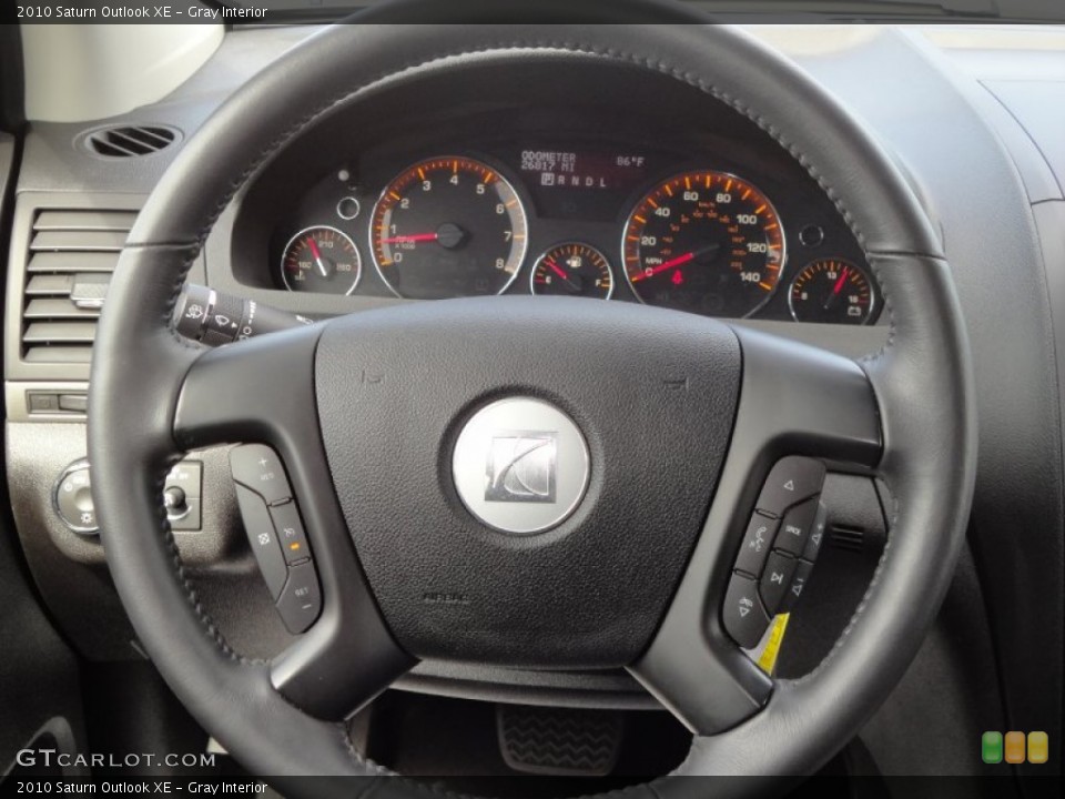 Gray Interior Steering Wheel for the 2010 Saturn Outlook XE #51829810