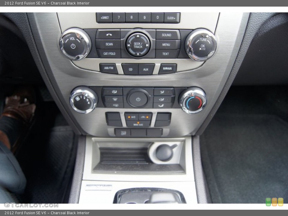 Charcoal Black Interior Controls for the 2012 Ford Fusion SE V6 #51835126