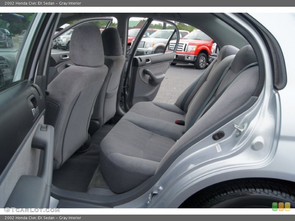 Gray Interior Photo for the 2002 Honda Civic EX Sedan #51835927
