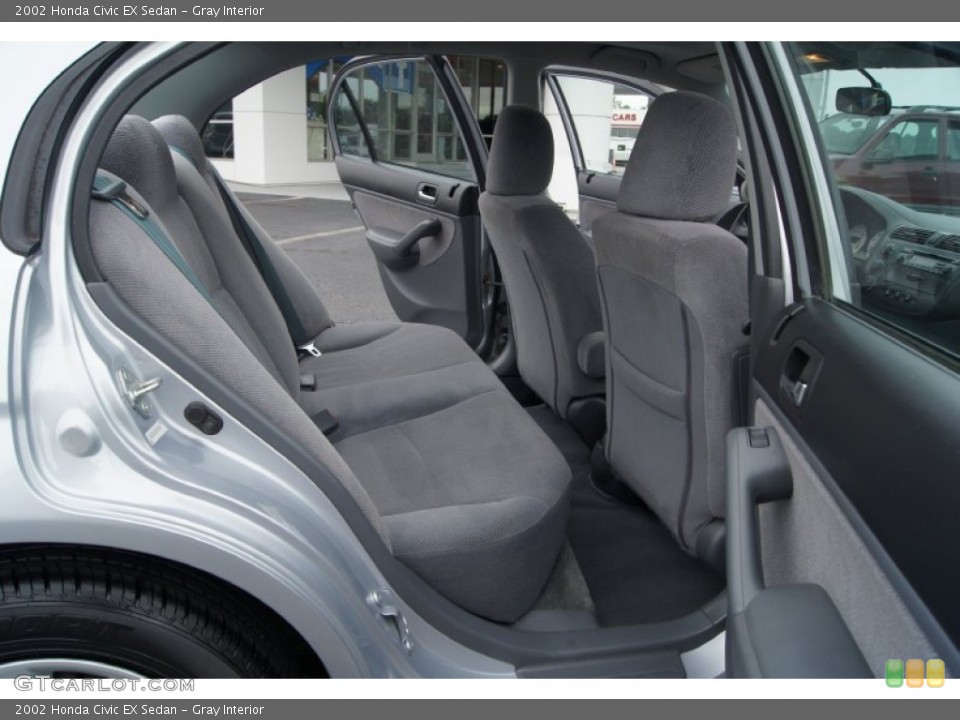 Gray Interior Photo for the 2002 Honda Civic EX Sedan #51835966