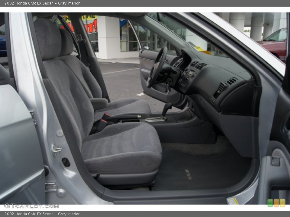 Gray Interior Photo for the 2002 Honda Civic EX Sedan #51835981