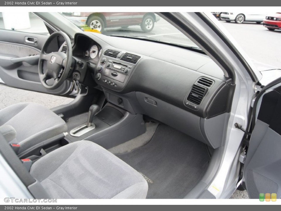 Gray Interior Photo for the 2002 Honda Civic EX Sedan #51835999