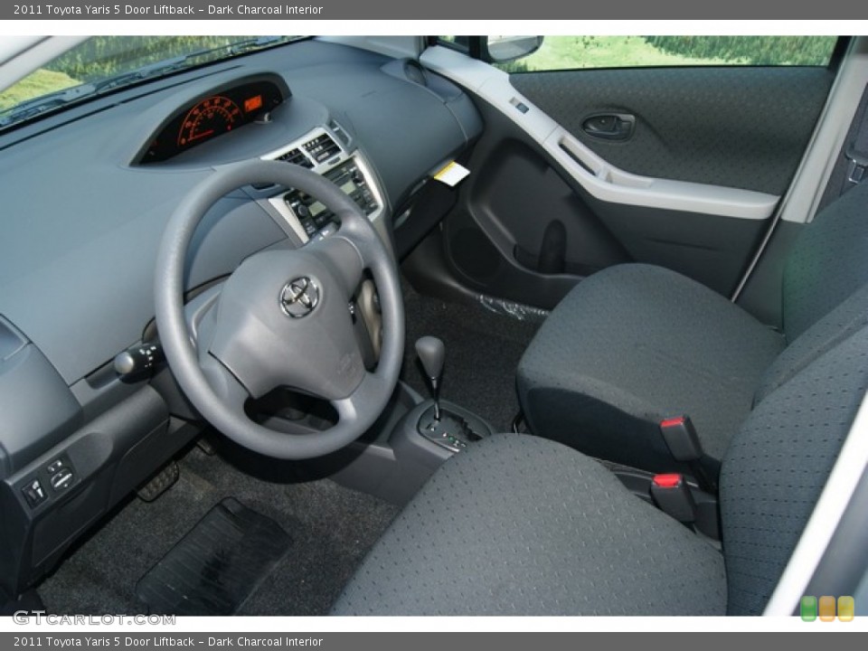 Dark Charcoal Interior Photo for the 2011 Toyota Yaris 5 Door Liftback #51839038