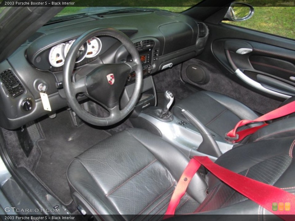 Black Interior Photo for the 2003 Porsche Boxster S #51839236