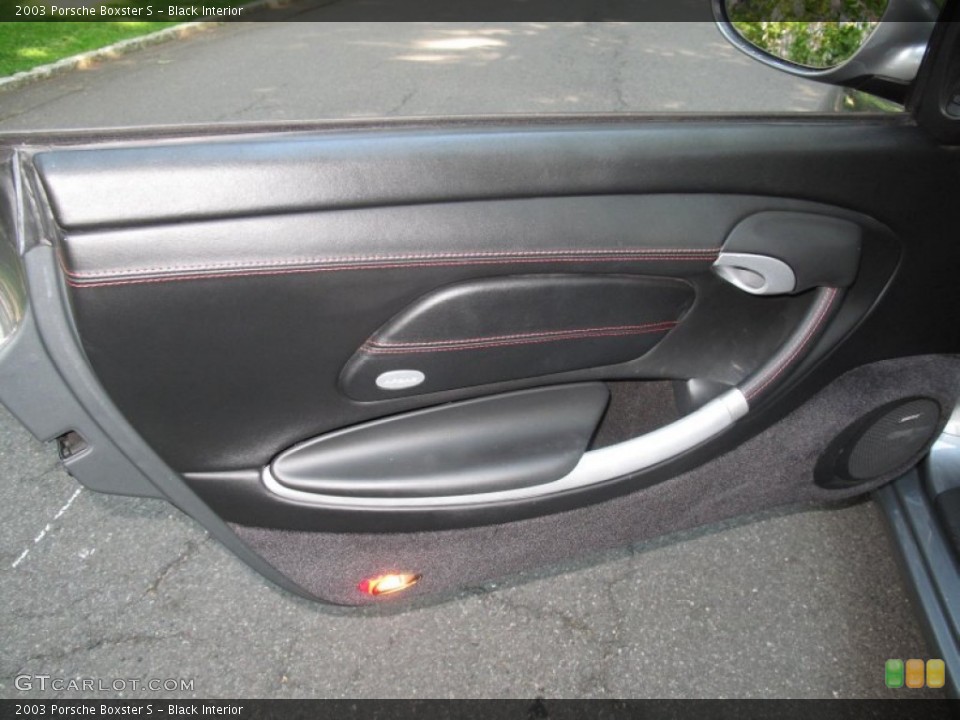 Black Interior Door Panel for the 2003 Porsche Boxster S #51839257