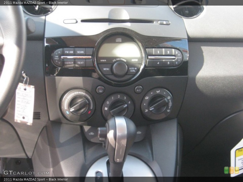 Black Interior Controls for the 2011 Mazda MAZDA2 Sport #51839602