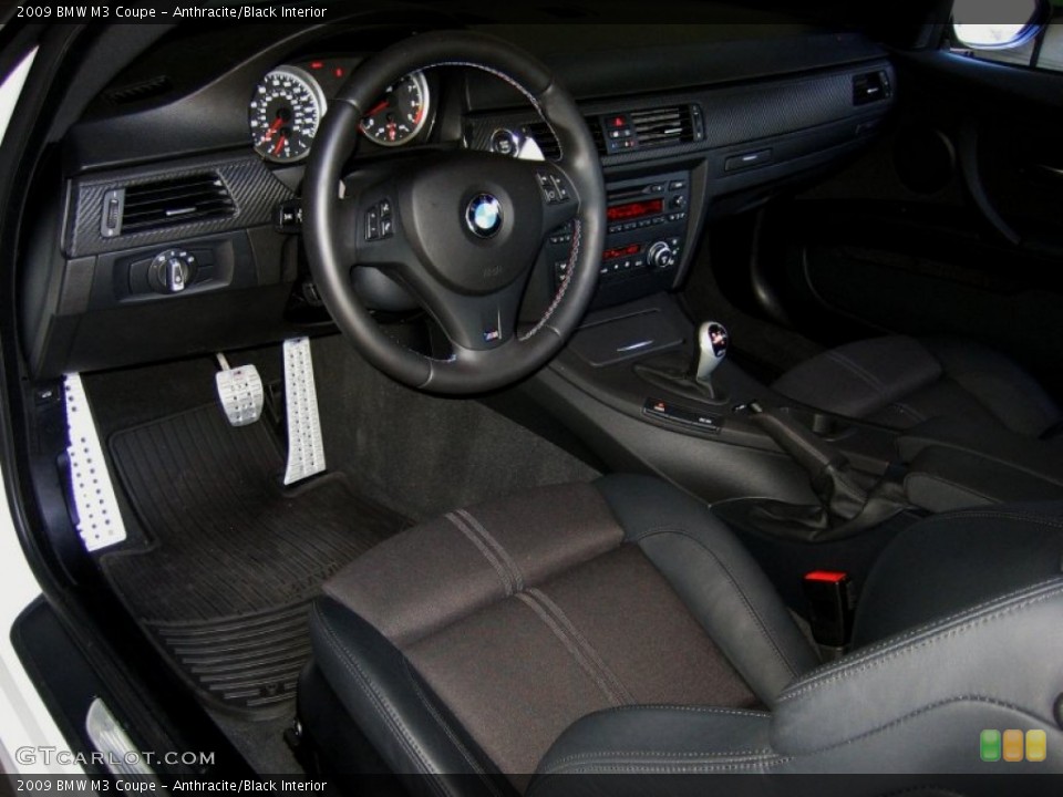 Anthracite/Black Interior Photo for the 2009 BMW M3 Coupe #51841081