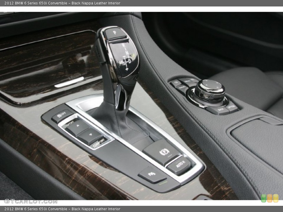Black Nappa Leather Interior Transmission for the 2012 BMW 6 Series 650i Convertible #51842893