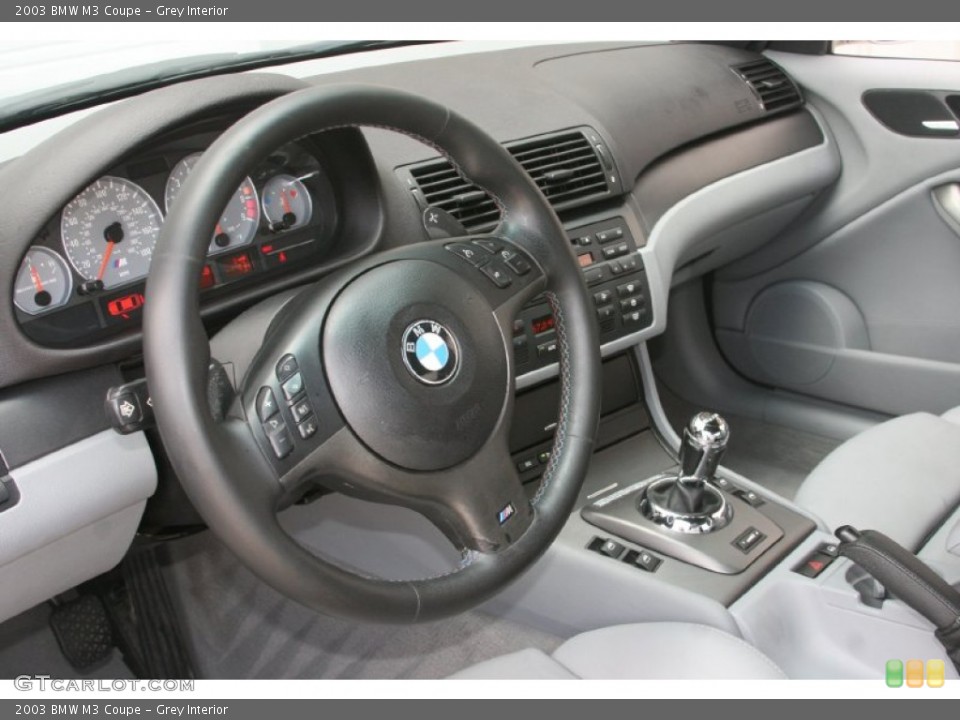 Grey Interior Dashboard for the 2003 BMW M3 Coupe #51844354