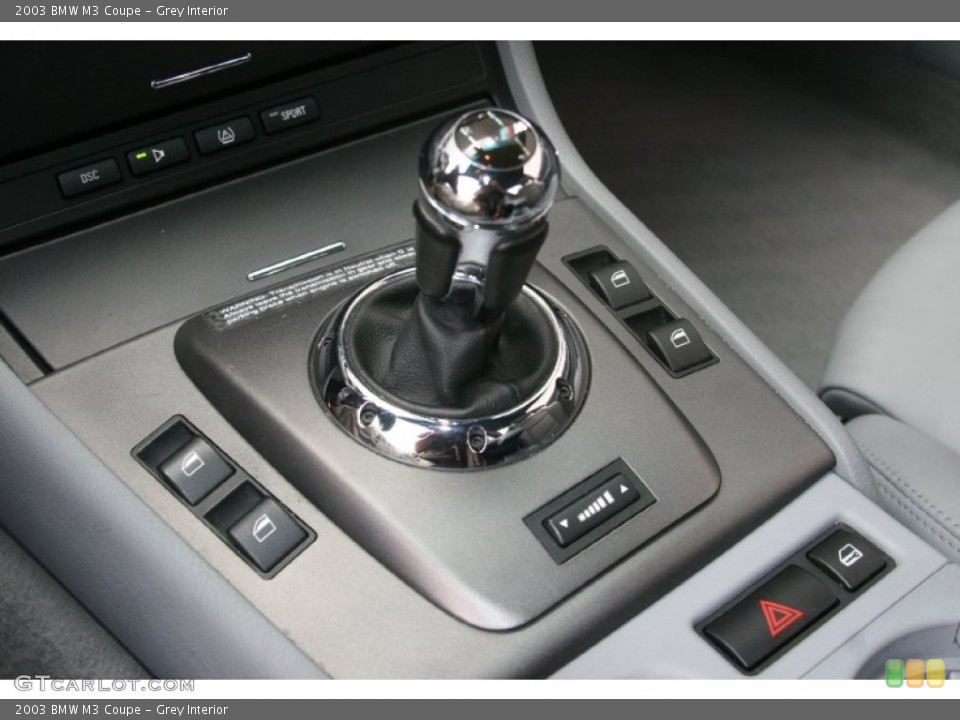 Grey Interior Transmission for the 2003 BMW M3 Coupe #51844417