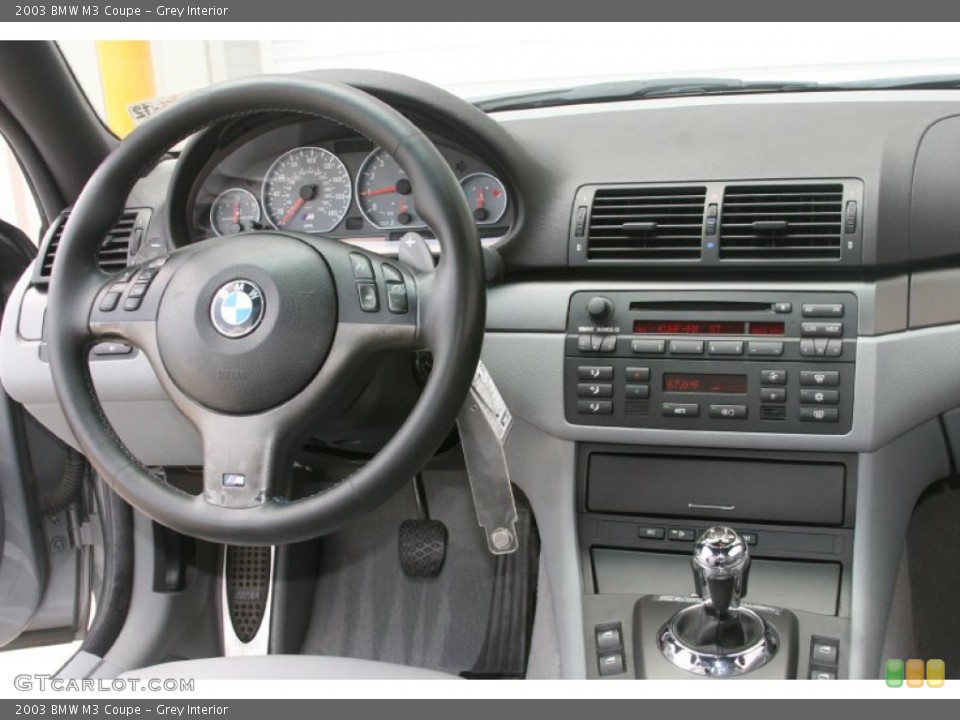Grey Interior Dashboard for the 2003 BMW M3 Coupe #51844453