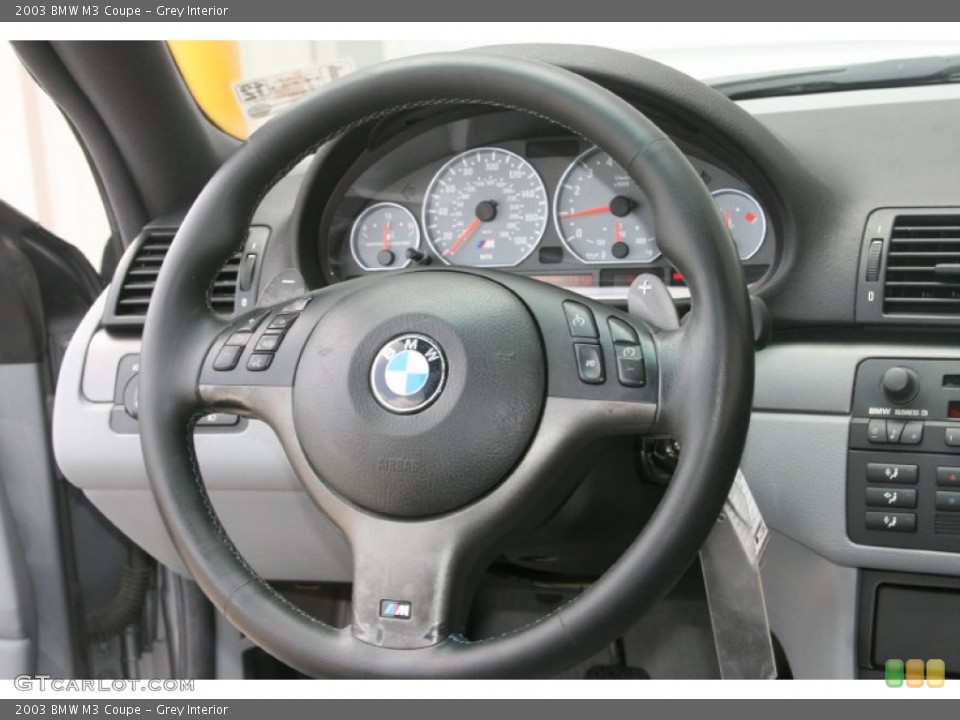 Grey Interior Steering Wheel for the 2003 BMW M3 Coupe #51844462