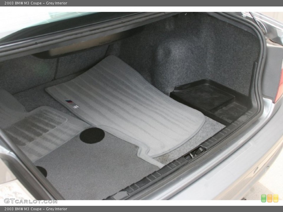 Grey Interior Trunk for the 2003 BMW M3 Coupe #51844483
