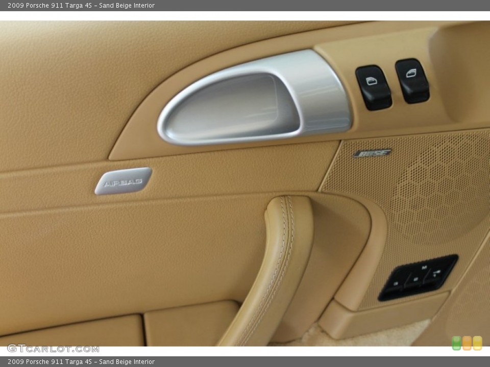 Sand Beige Interior Controls for the 2009 Porsche 911 Targa 4S #51846064