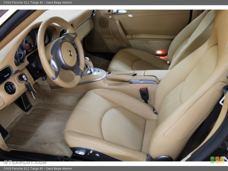 Sand Beige Interior Photo for the 2009 Porsche 911 Targa 4S #51846073