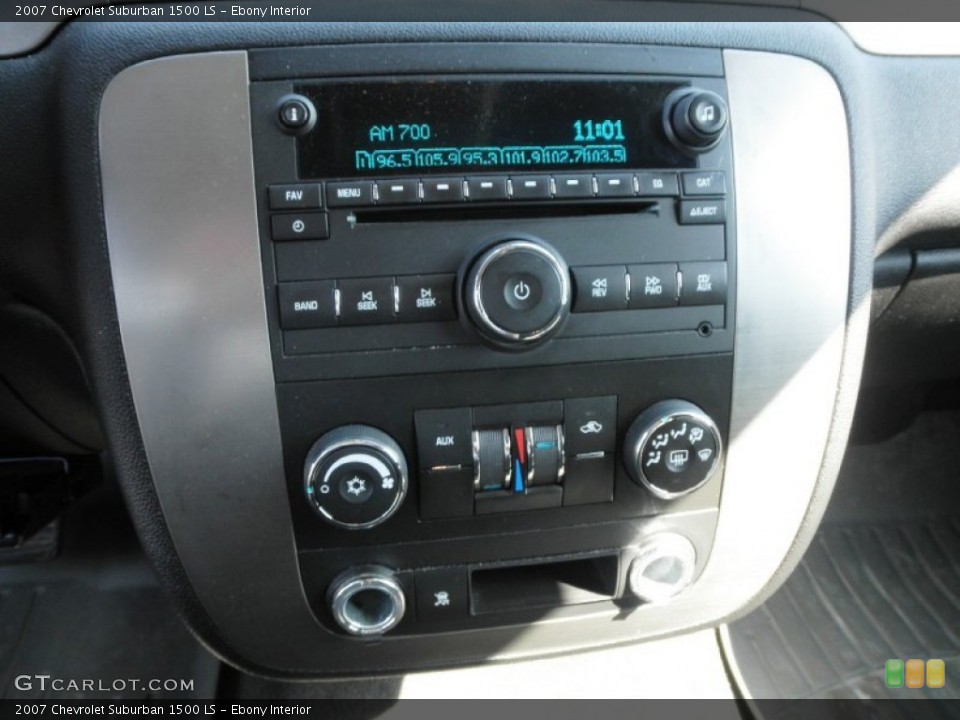 Ebony Interior Controls for the 2007 Chevrolet Suburban 1500 LS #51846994