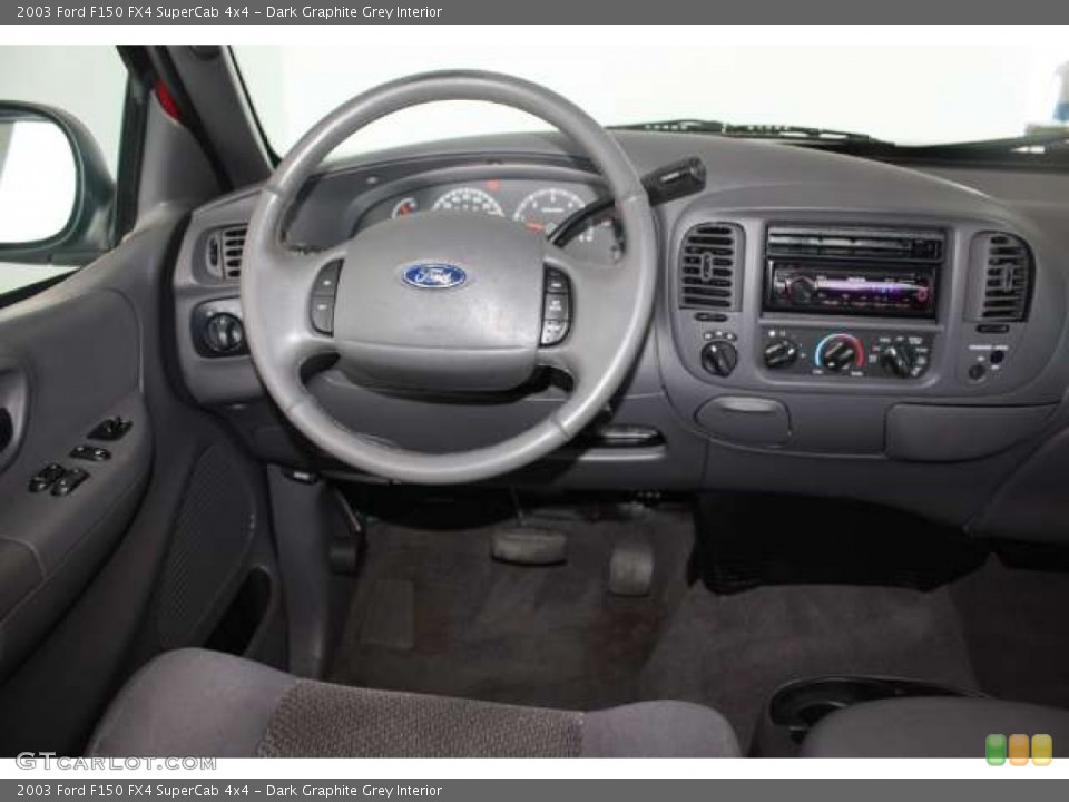 Dark Graphite Grey Interior Dashboard for the 2003 Ford F150 FX4 SuperCab 4x4 #51848741