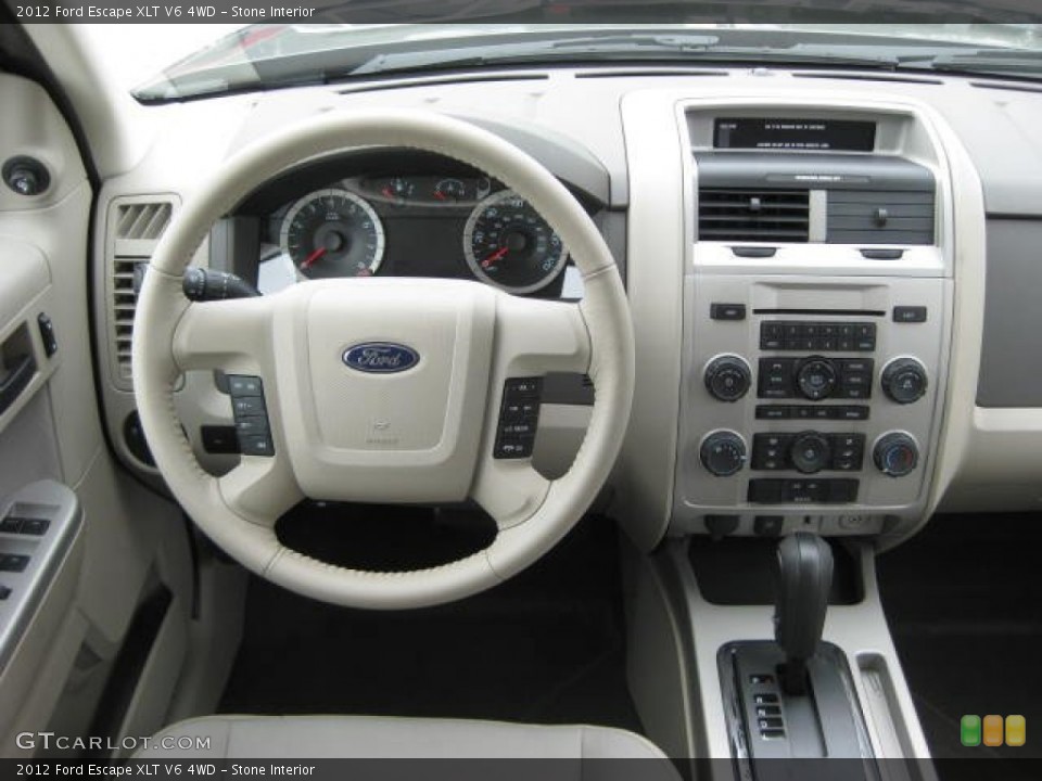 Stone Interior Dashboard for the 2012 Ford Escape XLT V6 4WD #51849215