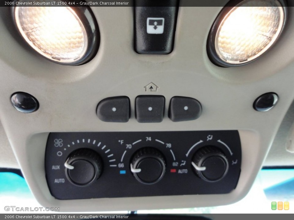 Gray/Dark Charcoal Interior Controls for the 2006 Chevrolet Suburban LT 1500 4x4 #51849251