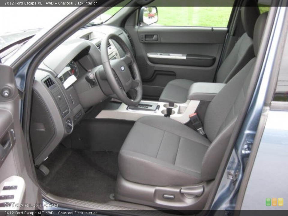 Charcoal Black Interior Photo for the 2012 Ford Escape XLT 4WD #51849446