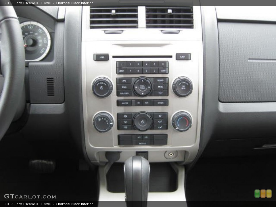 Charcoal Black Interior Controls for the 2012 Ford Escape XLT 4WD #51849599